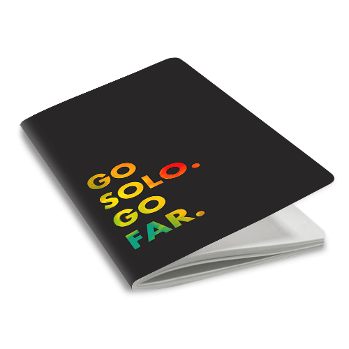 Go Solo Go Far Notebook - morecurry
