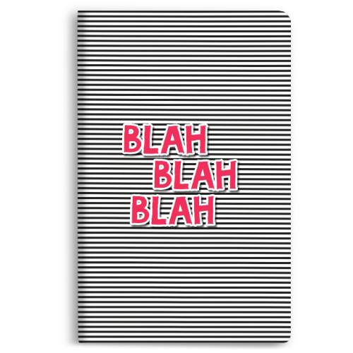 Blah Blah Notebook - morecurry
