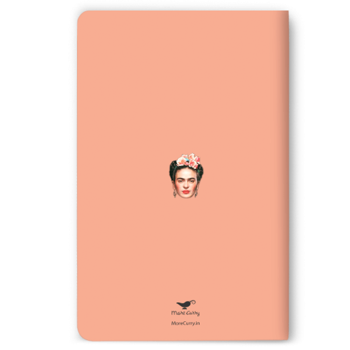 Frida Peach Notebook - morecurry